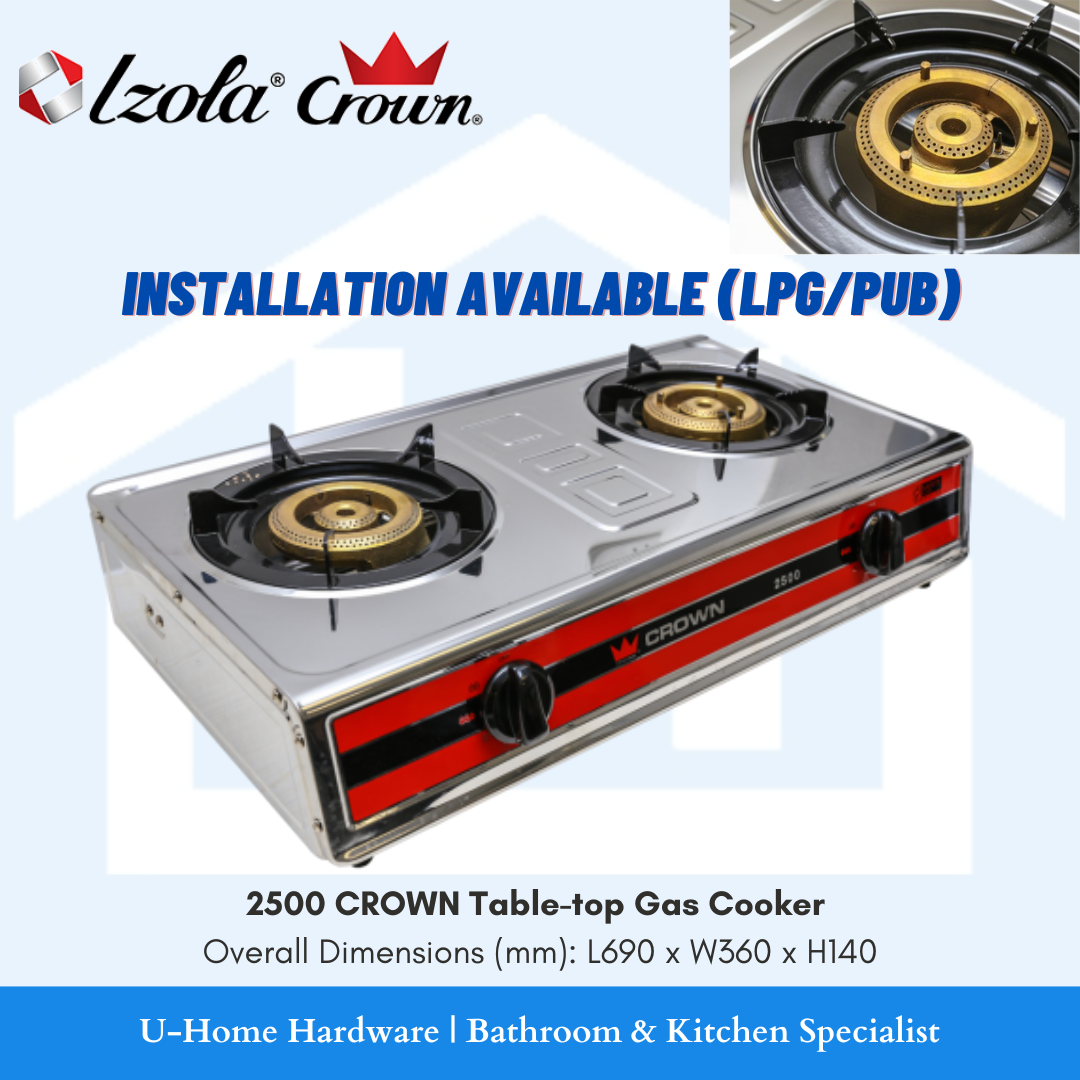 Crown online gas stove
