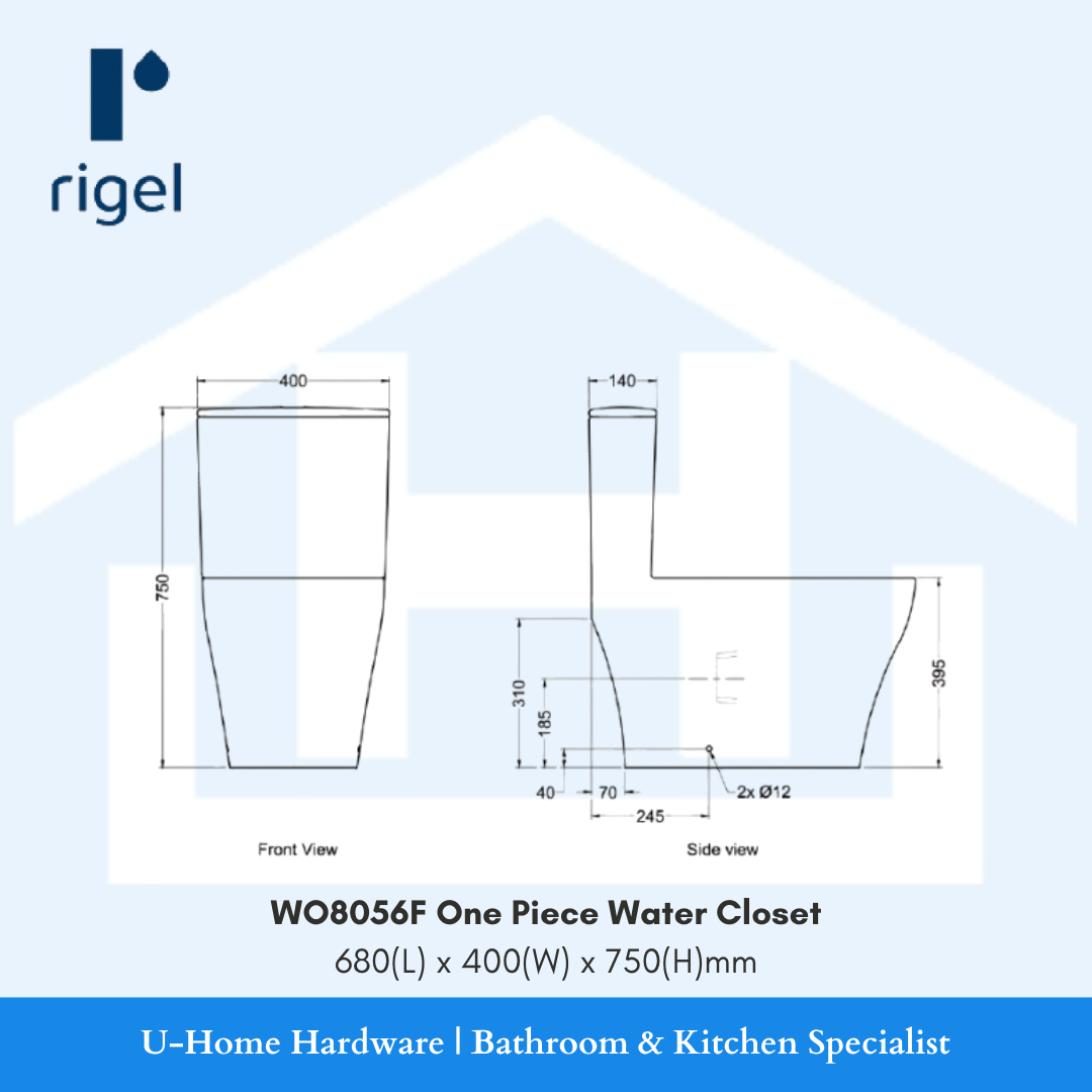 Rigel WO8056F Designer Series | Singapore's Choice One-Piece Water Closet | Smart Home 2025 Ready Bathroom Fixture | Premium WhirlWash Zero Rim Technology | Seamless 680mm Design for Modern HDB/Condo | Award-Winning Bathroom Innovation | PUB Smart Water Mark 3-Tick Rating | Luxurious Chrome Push-Button System | BCA Green Mark Compatible WC | Ideal for North-South-East-West Zone BTO Projects | Universal Height Comfort Design | Advanced Hygiene Zero Rim Bowl | Professional Grade Vitreous China | Dual 6L/3.5L