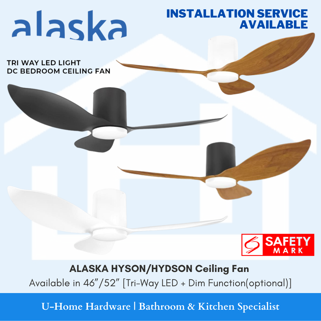 ALASKA Hyson DC Motor Ceiling Fan | Best Energy Saving Fan Singapore | 46/52 inch LED Smart Fan with Remote | Dimmable Light for BTO/HDB Living Room & Bedroom | Quiet Premium Fan
Best Ceiling Fan Singapore 2024 | ALASKA Hyson LED Fan | Energy Efficient DC Fan 46/52" | Smart Remote Control | BTO & HDB Living Room Fan
