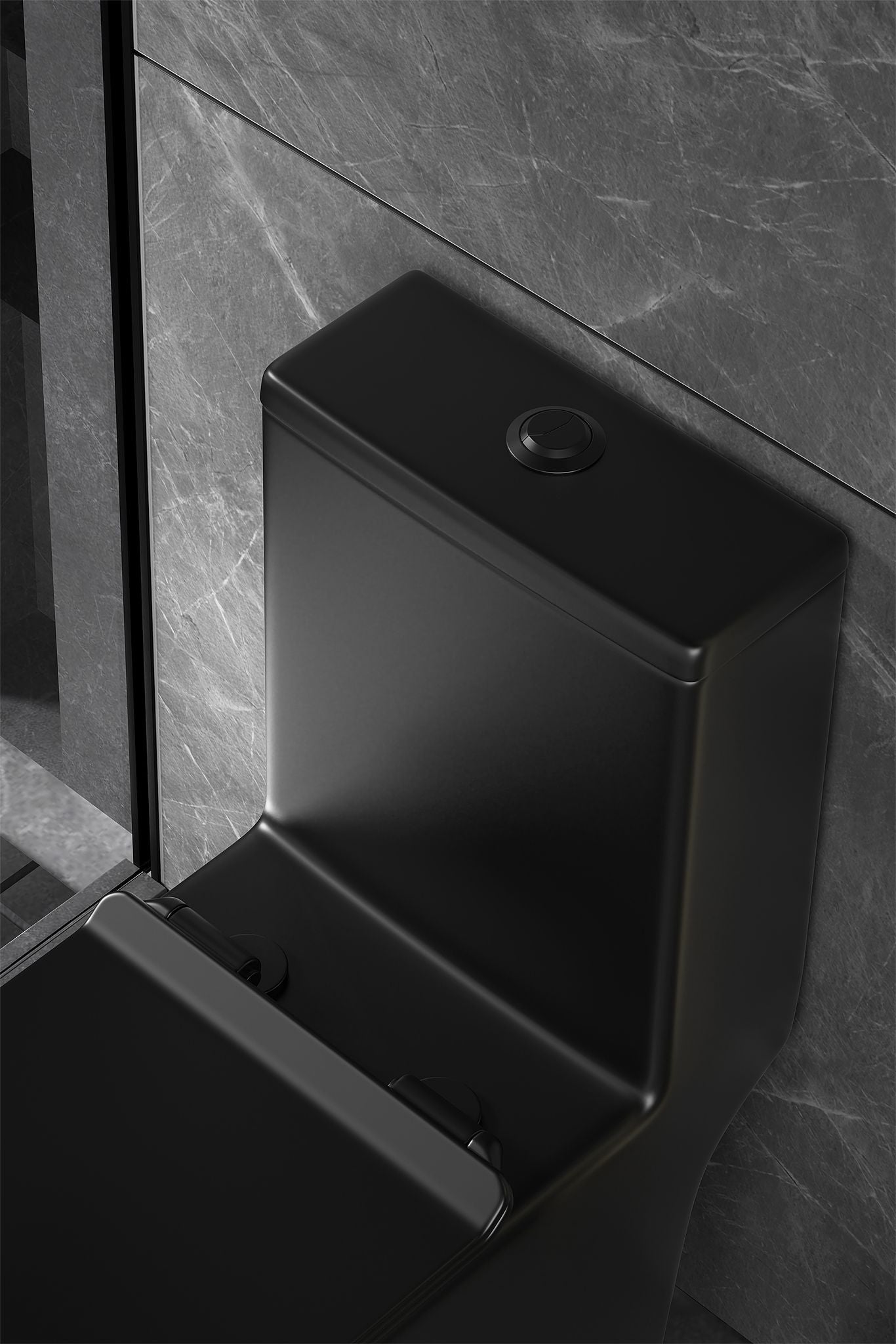 EACO T933MB Matt Black One-Piece Toilet Bowl