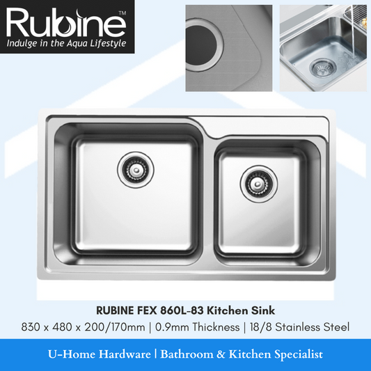 RUBINE FEX 860L-83 Kitchen Sink