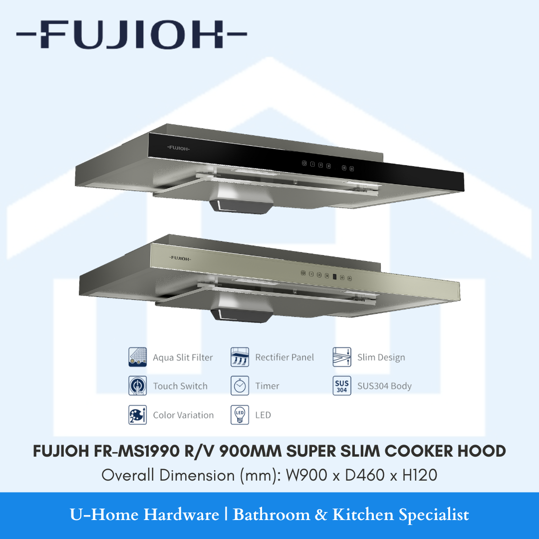 FUJIOH FR-MS1990 R/V 900MM SUPER SLIM COOKER HOOD