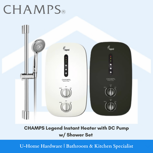 CHAMPS Legend with DC Pump Instant Heater (Hand Shower)