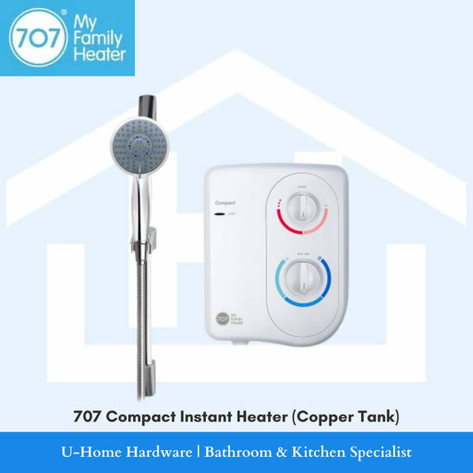 707 Compact Instant Heater, copper tank, shower set, water heater, best water heater in singapore. instant heater singapore. 707 compact with normal shower set. 707 compact. 707 compact water heater. 707 water heater review. 707 compact vs alpine. 707 compact water heater with installation. 707 contact number. 707 singapore contact number 