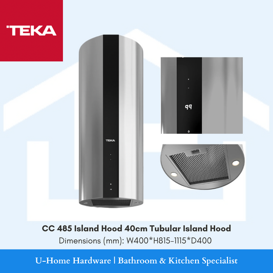 TEKA CC 485 Island Hood 40cm Tubular Island Hood