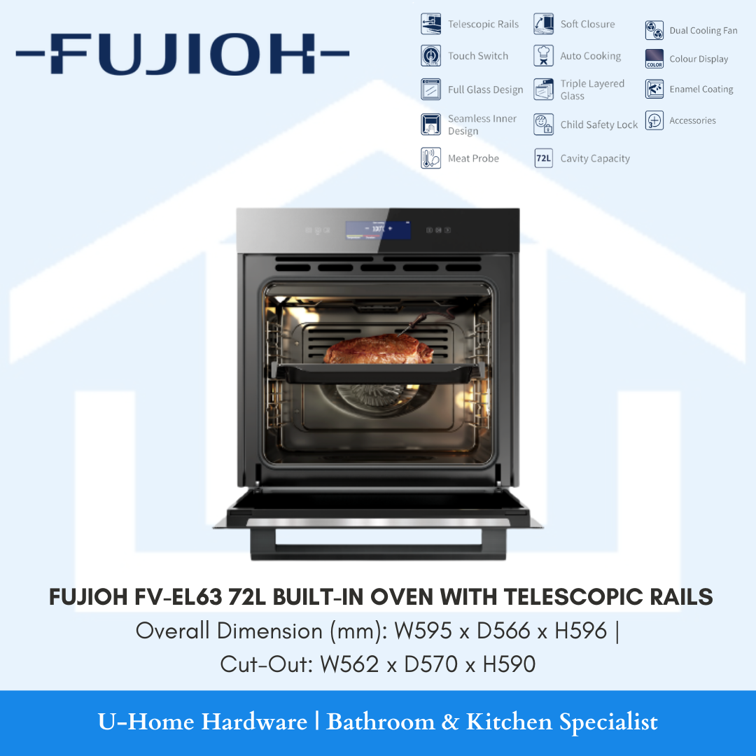 FUJIOH FV-EL63 72L Built-In Oven with Telescopic Rails