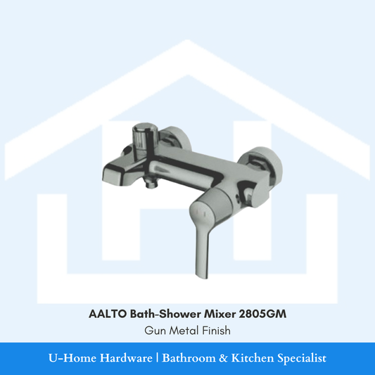 AALTO 2805GM Bath Mixer (Gun Metal Finish)