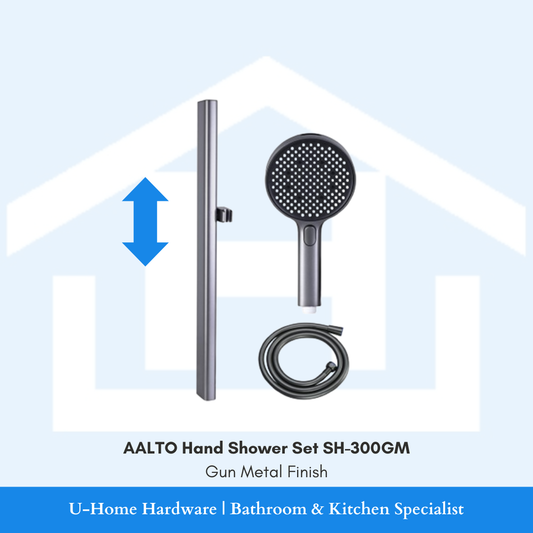 AALTO Hand Shower Set SH-300GM with gun metal finish
