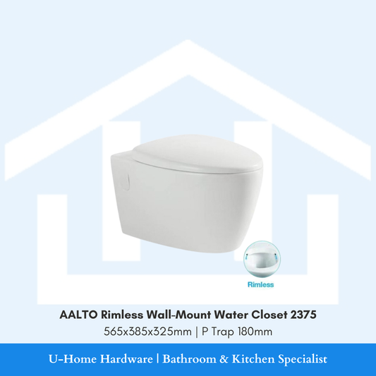 AALTO Rimless Wall-Mount Water Closet 2375