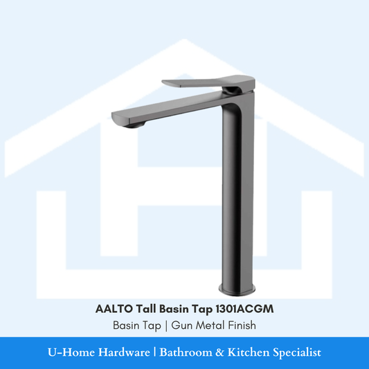 AALTO Tall Basin Tap 1301ACGM (Gun Metal Colour)