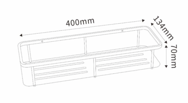 AALTO SINGLE SHOWER BASKET K4001GM