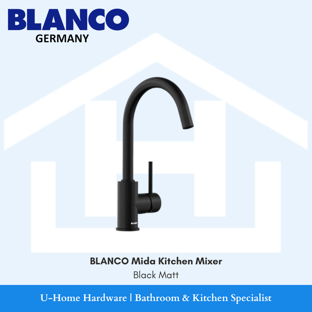 BLANCO Mida Kitchen Mixer | Black Matt