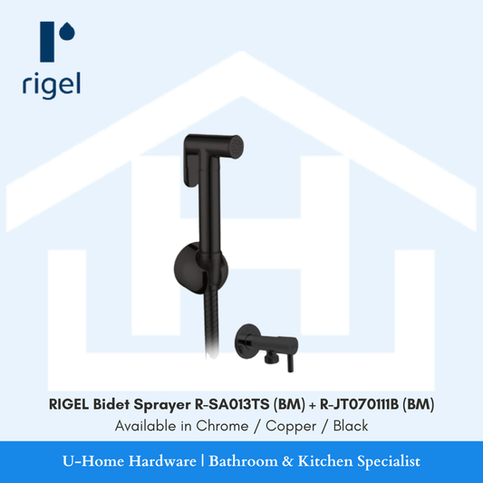RIGEL Bidet Sprayer R-SA013TS (BM) + R-JT070111B (BM)