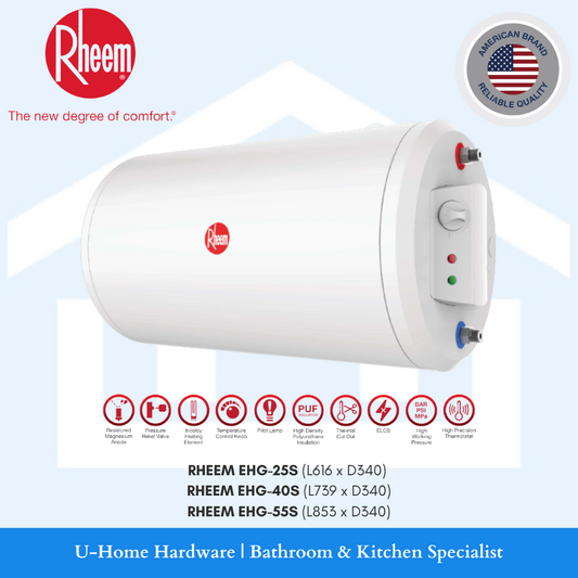 RHEEM EHG-25S / EHG-40S / EHG-55S Electric Storage Heater