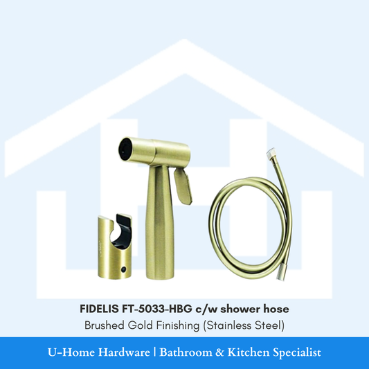 FIDELISFT-5033-HBGBidetSpraySet brushed gold