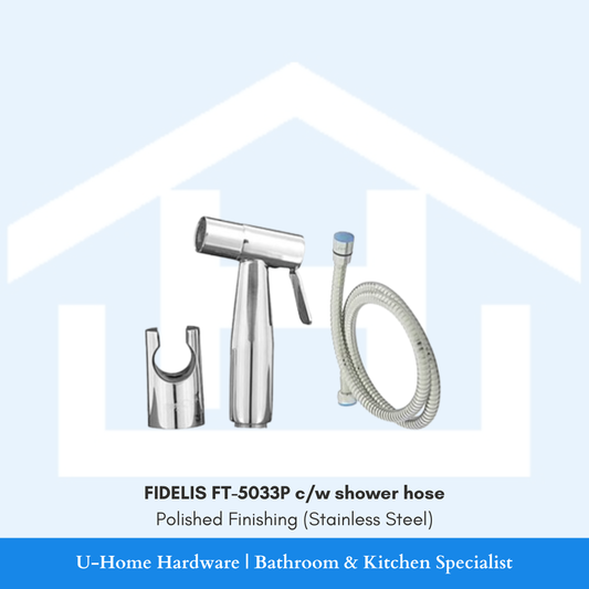 FIDELIS FT-5033P Bidet Spray Set (Polished Finishing) 