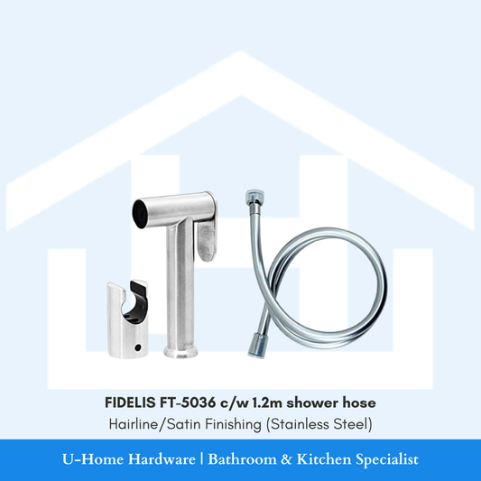 FIDELIS FT-5036 Bidet Spray Set (Hairline/Satin Finishing)