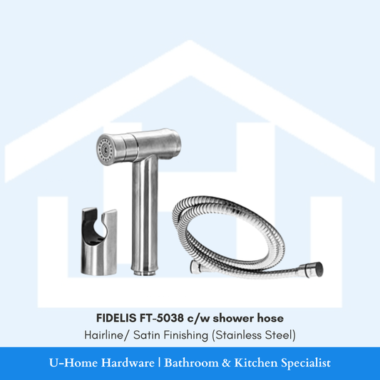 Fidelis FT-5038 bidet set stainless steel