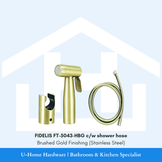 FIDELIS FT-5043-HBG Bidet Spray Set (Brushed Gold)
