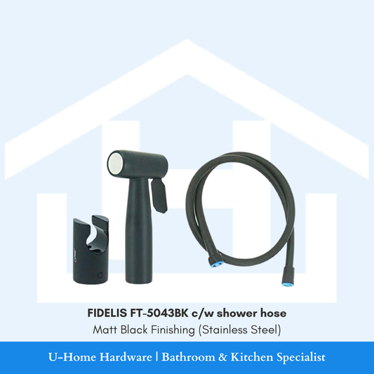 FIDELIS FT-5043BK Bidet Spray Set (Matt Black Finishing)