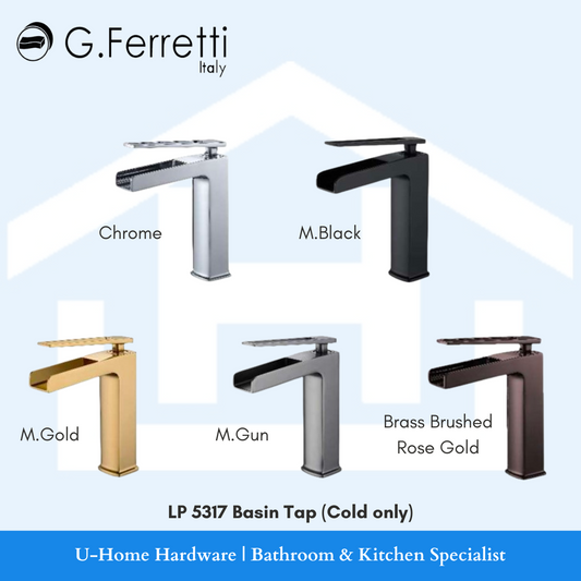 cold basin tap. G FERRETTI. LP5317 Basin tap. basin tap. basin tap singapore. basin tap installation. basin tap mixer. basin tap leaking. basin tap size. basin tap size. basin tap filter. basin tap brands. basin tap hot and cold. basin tap near me. plumbing. plumbing singapore. plumbing fixtures. plumbing services near me. plumbing services. plumbing supply near me. plumbing shop near me. waterfall tap. waterfall singapore. waterfall tap black. waterfall singapore. waterfall basin tap