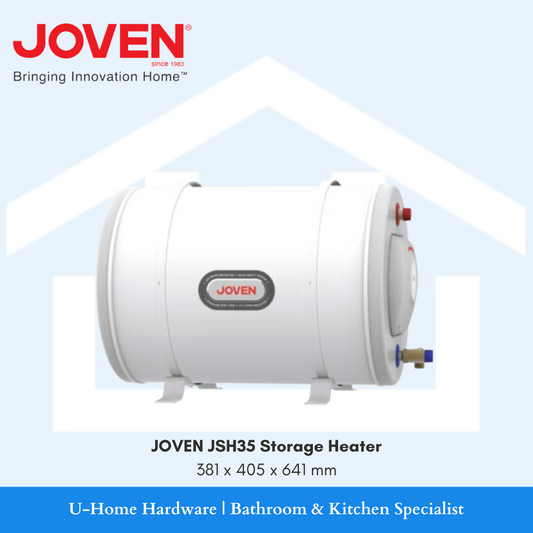 JOVEN JSH35 storage heater positioned horizontally