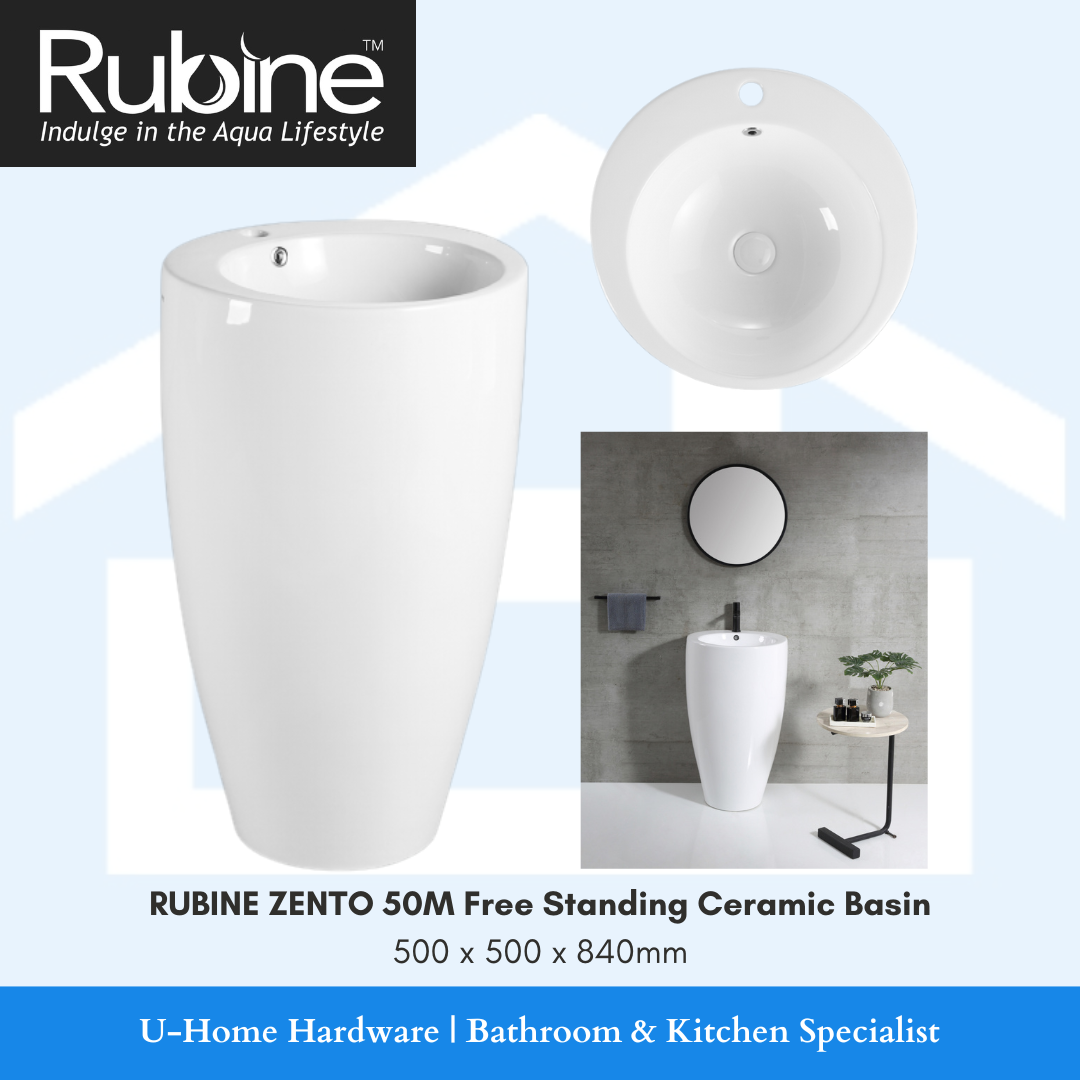 RUBINE ZENTO 50M Free Standing Basin