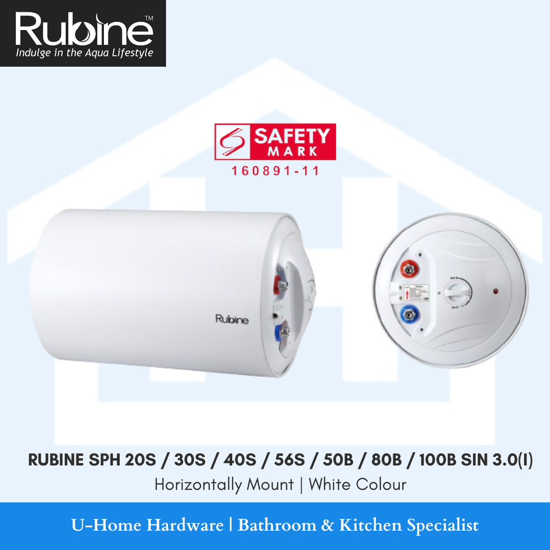 RUBINE SPH 20S / 30S / 40S / 56S / 50B /80B/ 100B SIN 3.0 (I) Storage Water Heater