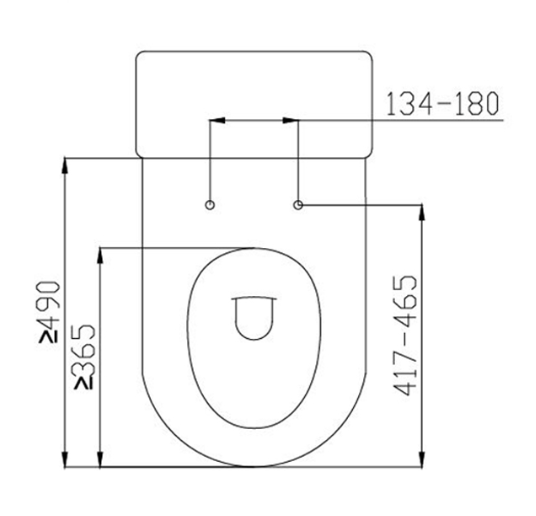 MANUAL BIDET SEAT AND COVER V-8900