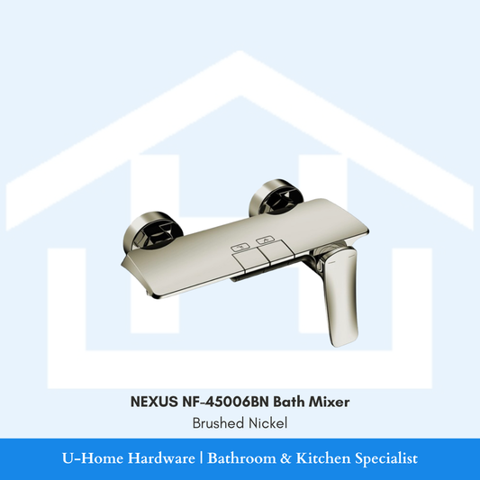NEXUS NF-45006BN Piano Design Bath Mixer (Brushed Nickel Finish)
