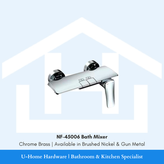 NEXUS NF-45006 Bath Mixer
Chrome Brass Material 
Piano Bath Mixer
Singapore bathrooms 