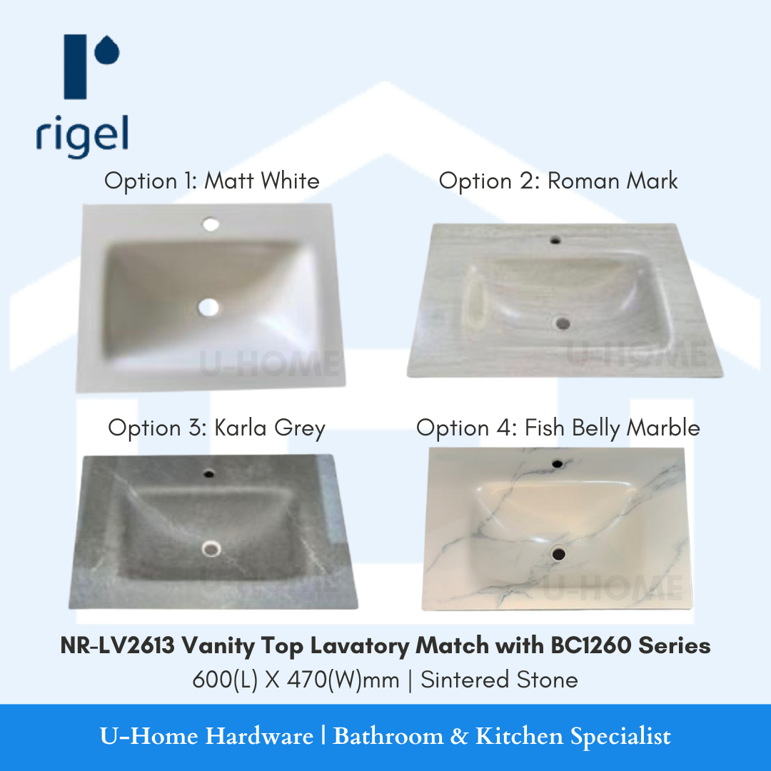 NR-LV2613 Vanity Top Lavatory Match with BC1260 Series