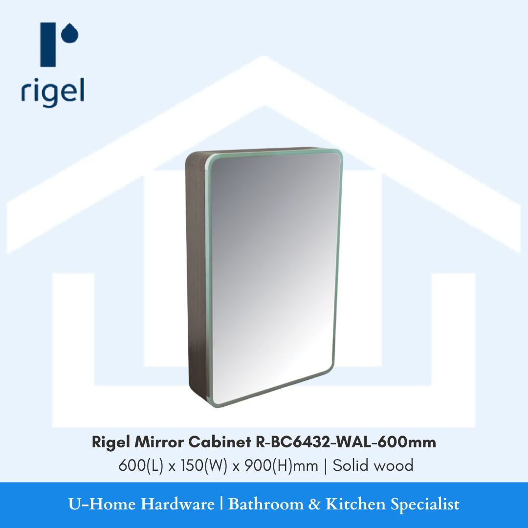 Rigel mirror cabinet with dimensions 