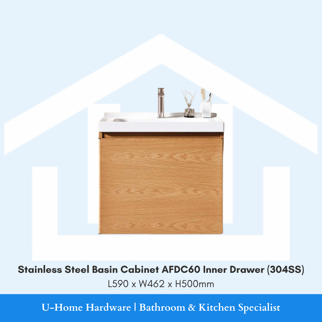 Front View of the basin cabinet