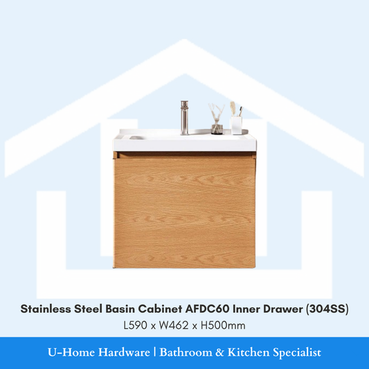 Front View of the basin cabinet