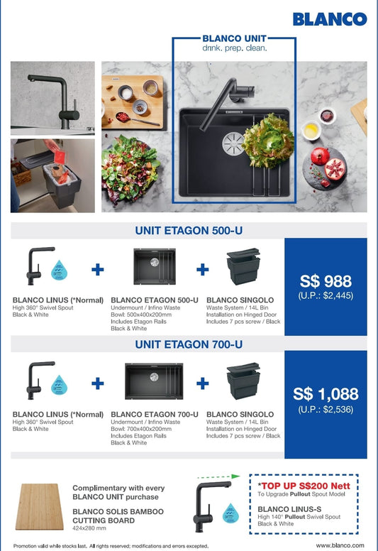 BLANCO ETAGON Sink + Tap Promotion