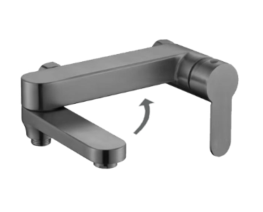 ZAFFIRO PF-5205SS (GM) Gun Metal Finishing Bath Mixer
