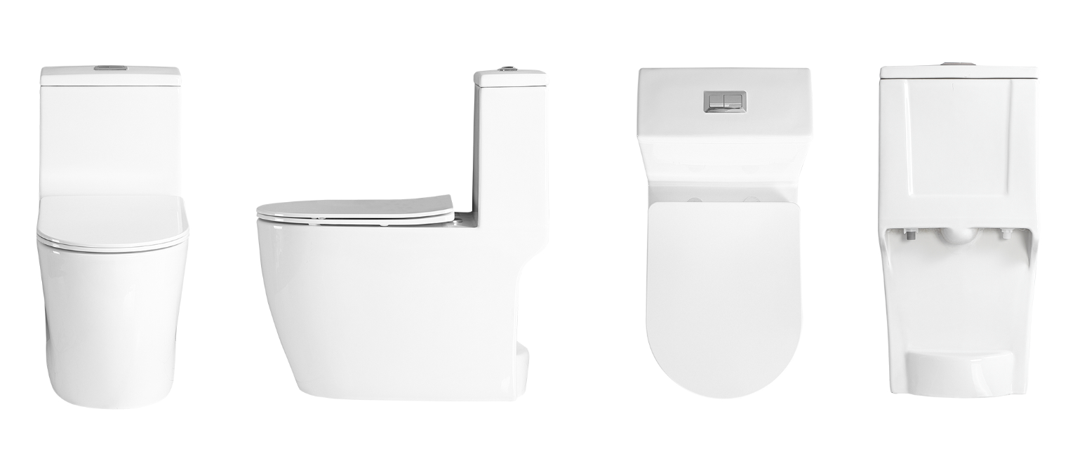 ZAFFIRO PWC-9150 One-Piece Water Closet (Turbo Tornado + ZERO-RIM) specs