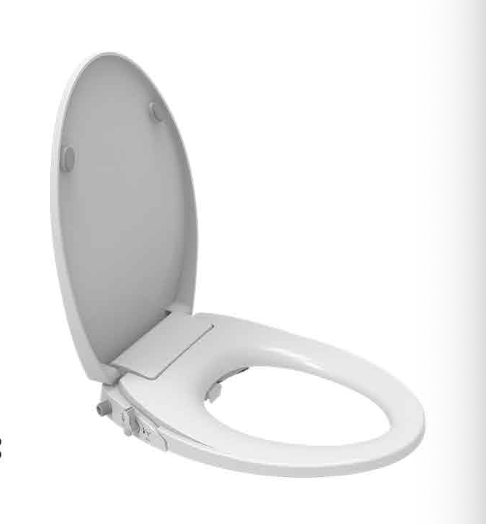 ZAFFIRO PWC-BSU30-PP Bidet Seat Cover soft closing