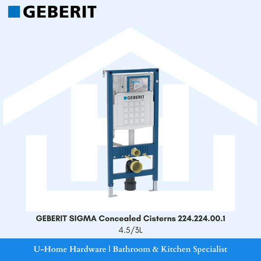 GEBERIT Sigma Concealed Cistern Frame 224.224.00.1 4.5L 3L dual flush frame