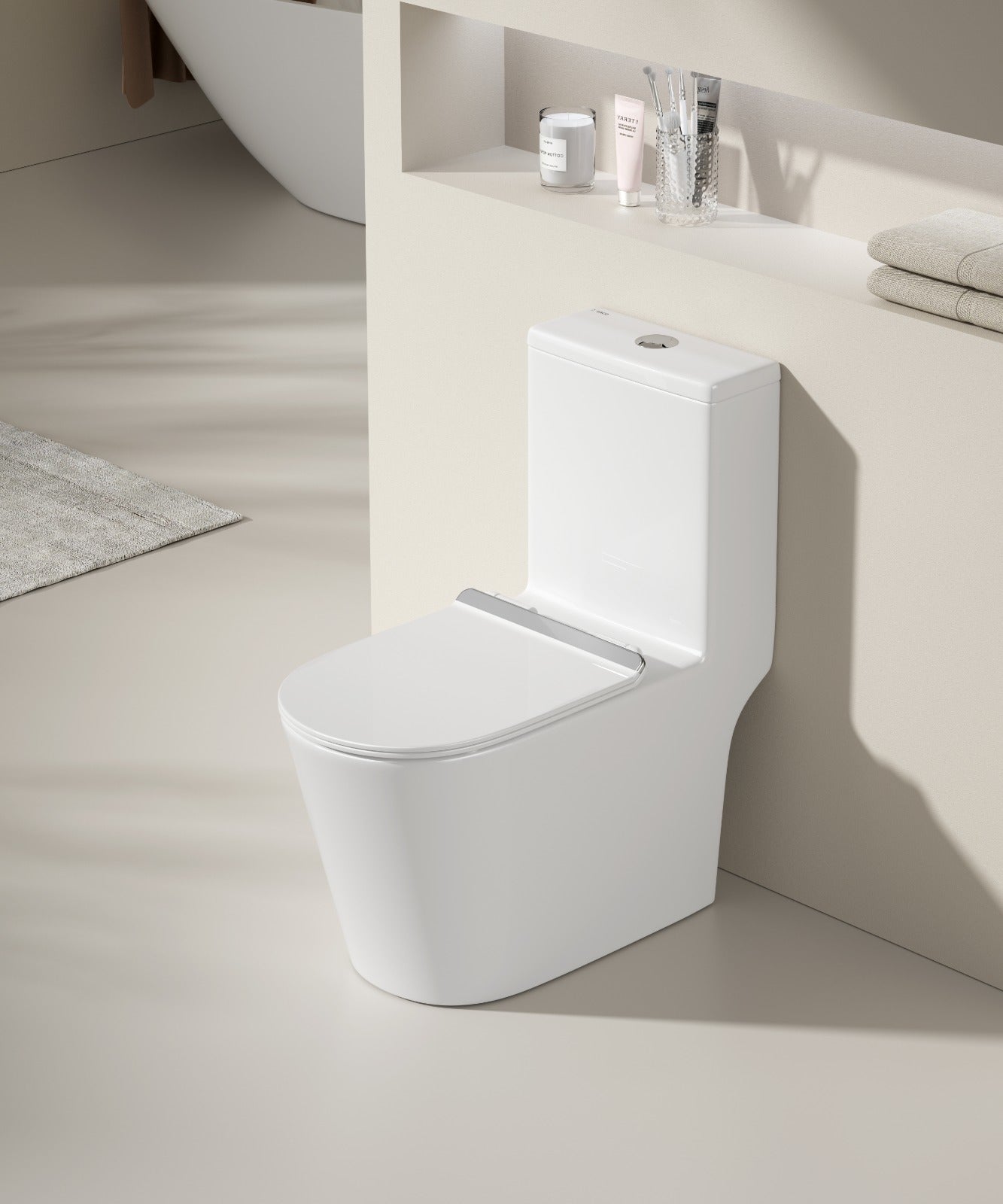 EACO T988 One Piece Toilet Bowl