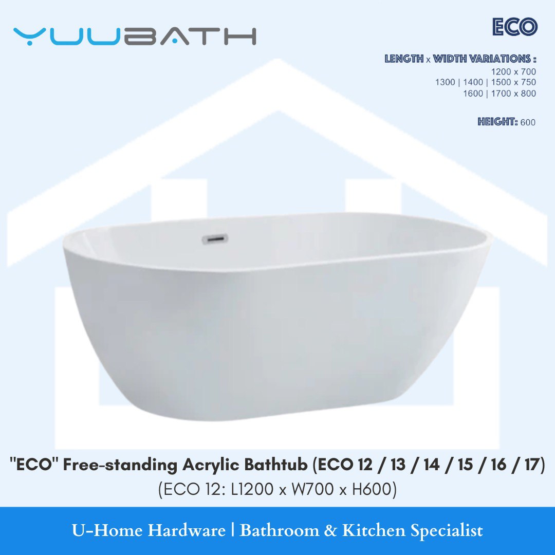 yuubath eco bathtub 1200mm, bathtub Hera, bathtub singapore, bathtub price, bathtub price singapore, bathtub singapore, bathtub mixer, bathtub sg, bathtub accessories.yuubath malo free standing acrylic bathtub. bathtub. bathtub singapore. bathtub size. bathtub in hdb. bathtub stopper. bathtub singapore hdb. bathtub height. bathtub price. bathtub singapore cost. bathtub singapore cheap