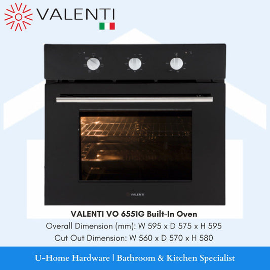 VALENTI VO 6551G Built-In Oven